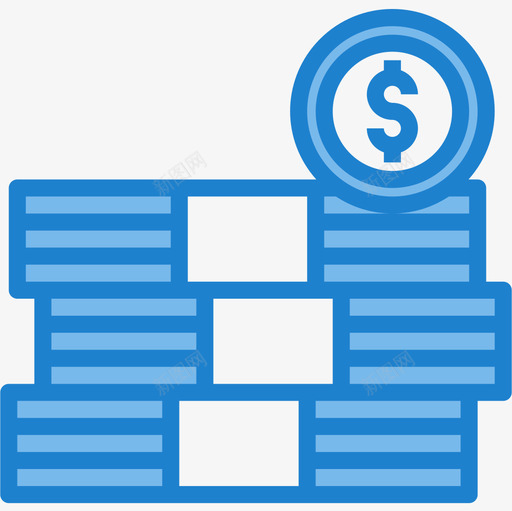货币银行和金融23蓝色图标svg_新图网 https://ixintu.com 蓝色 货币 银行和金融23