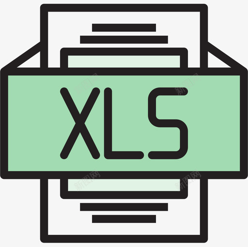 xlsfiletype2线性颜色图标svg_新图网 https://ixintu.com filetype2 xls 线性颜色