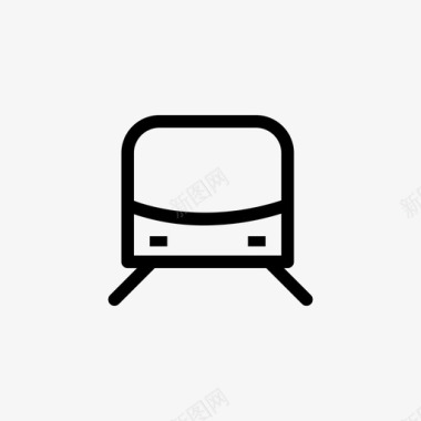 火车公共汽车公共交通图标图标