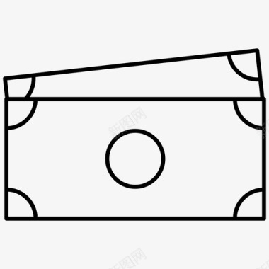 现金账单钱图标图标
