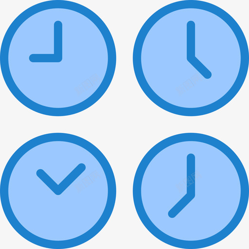 时区智能手表3蓝色图标svg_新图网 https://ixintu.com 时区 智能手表3 蓝色