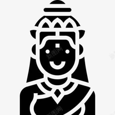 女神印度教神3铭文图标图标