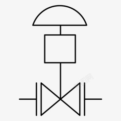 控制阀隔膜控制阀symbol水龙头液压图标高清图片