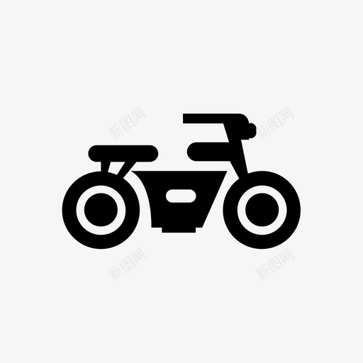 摩托车竞技运动图标svg_新图网 https://ixintu.com 交通 摩托车 竞技 车辆 运动