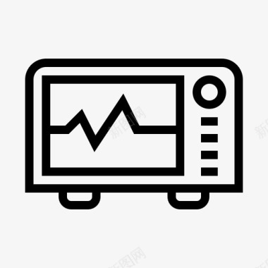 监视器检查分析员检查图标图标