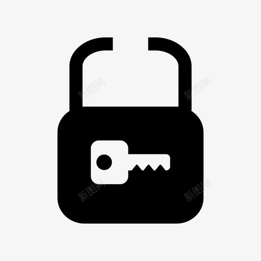 挂锁坏了钥匙图标svg_新图网 https://ixintu.com 保护 坏了 安全 开锁 挂锁 钥匙