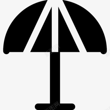 雨伞夏季15填充图标图标