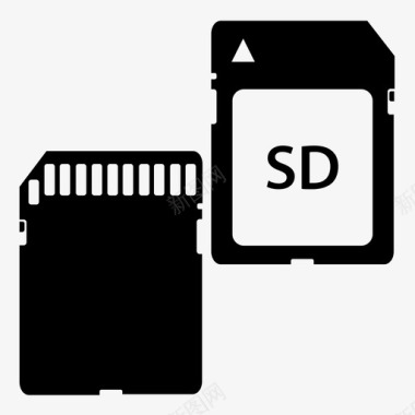 sd盘芯片卡设备图标图标