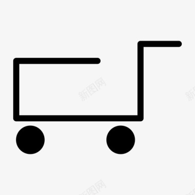 购物车购物车送货包裹发送图标图标