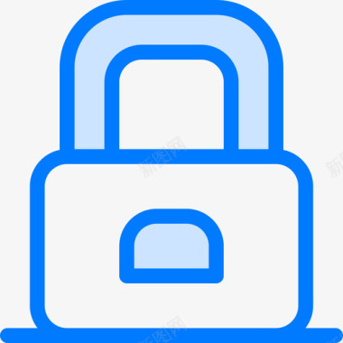 安全加密货币20蓝色图标图标