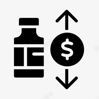 药房成本可承受性药物图标图标