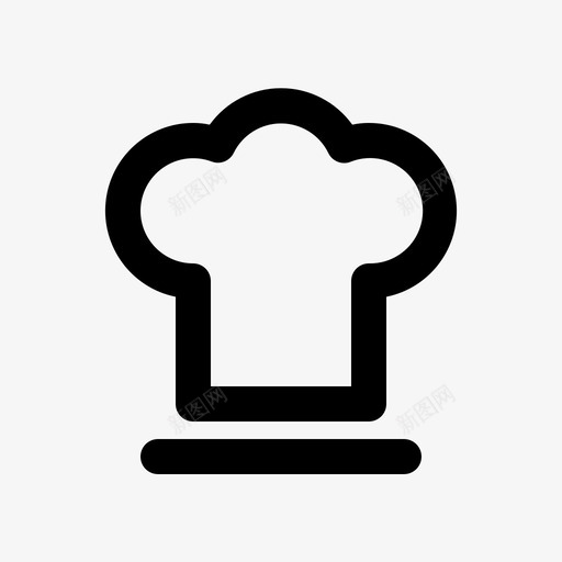 厨师帽烹饪厨房图标svg_新图网 https://ixintu.com 厨师帽 厨房 厨房系列 烹饪 玩具