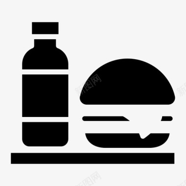 外卖芝士汉堡饮食图标图标