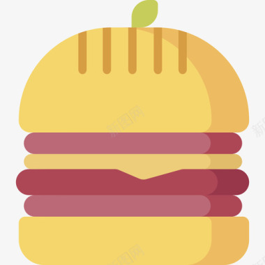 汉堡烧烤17平的图标图标