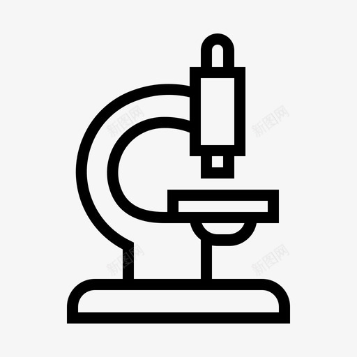 显微镜分析实验室图标svg_新图网 https://ixintu.com 分析 医学v10概述 实验室 显微镜