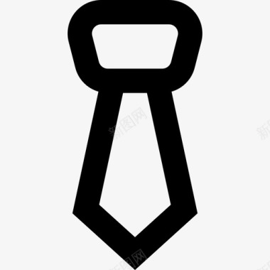 领带配件服装图标图标