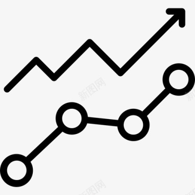 利润分析7线性图标图标