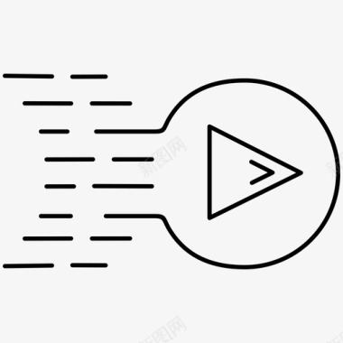直播广播在线图标图标