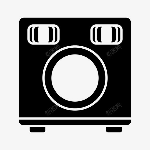 干衣机家用电器工具图标svg_新图网 https://ixintu.com 家用电器 工具 干衣机