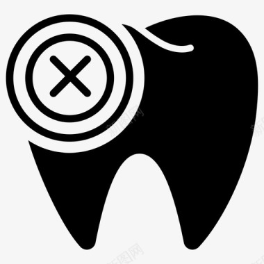 牙痛牙齿牙医图标图标
