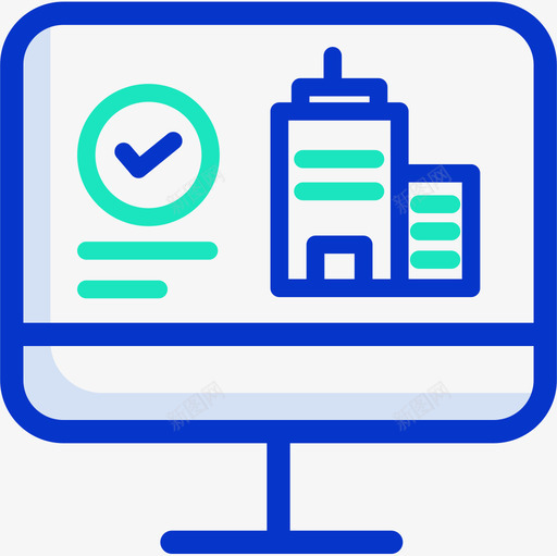 预订135号酒店轮廓颜色图标svg_新图网 https://ixintu.com 135号酒店 轮廓颜色 预订