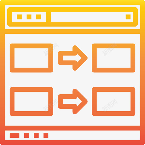 图像网站浏览器2渐变图标svg_新图网 https://ixintu.com 图像 渐变 网站浏览器2
