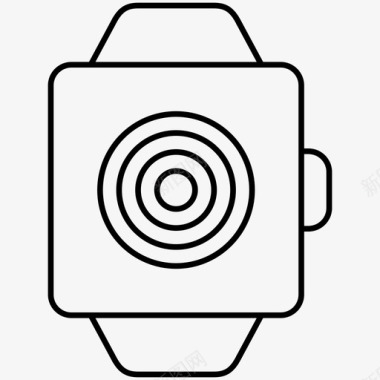 智能手表苹果手表可穿戴图标图标