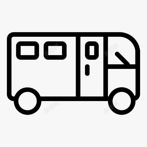 小型巴士汽车交通工具图标svg_新图网 https://ixintu.com 交通工具 小型巴士 汽车 车辆 酒店1