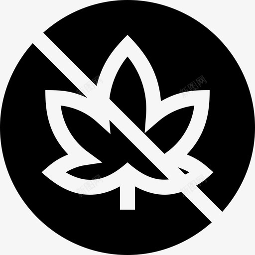 大麻公共标志2装满图标svg_新图网 https://ixintu.com 公共标志2 大麻 装满