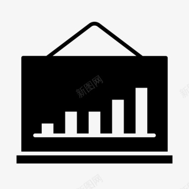 图表和发展图表增长图标图标