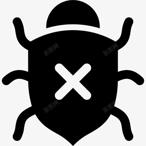 错误计算昆虫图标svg_新图网 https://ixintu.com 恶意软件 昆虫 病毒 网络安全 计算 错误 问题