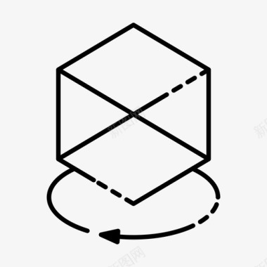 增强现实全景技术图标图标