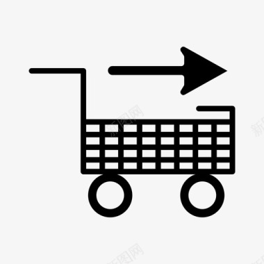 购物车送货购物篮购买图标图标