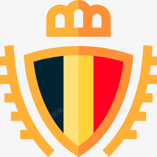 比利时足球比赛平局图标svg_新图网 https://ixintu.com 平局 比利时 足球比赛