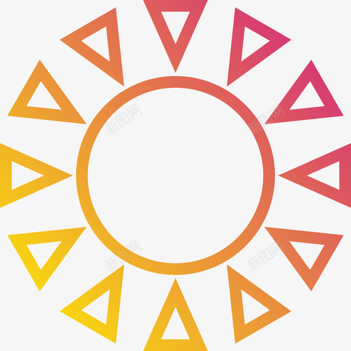 太阳天气145坡度图标svg_新图网 https://ixintu.com 坡度 天气145 太阳