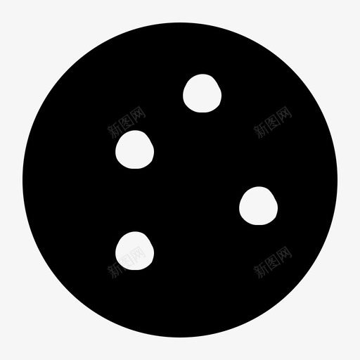 曲奇甜点食物图标svg_新图网 https://ixintu.com 垃圾 垃圾食品 曲奇 甜点 食物