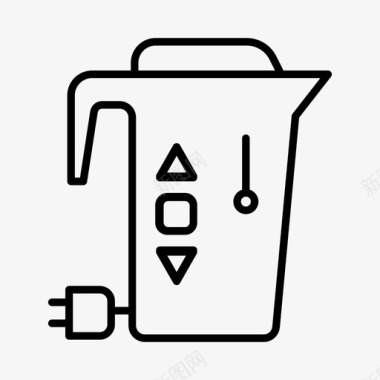 电热壶电器设备图标图标
