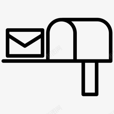 信箱通讯信件图标图标