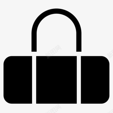 运动包健身75实心图标图标