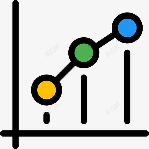 图表商业图表和图表4线颜色图标svg_新图网 https://ixintu.com 商业图表和图表4 图表 线颜色