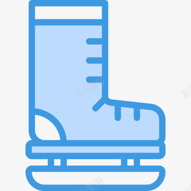 溜冰鞋运动65蓝色图标图标