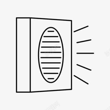 扬声器放大器扩音器图标图标