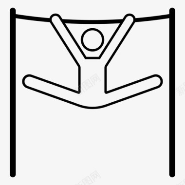 体操平衡锻炼图标图标