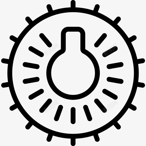 曝光摄影28线性图标svg_新图网 https://ixintu.com 摄影28 曝光 线性