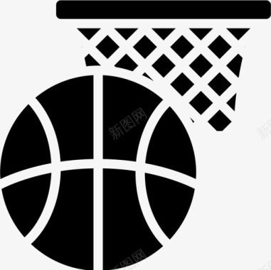 篮球篮球12字形图标图标