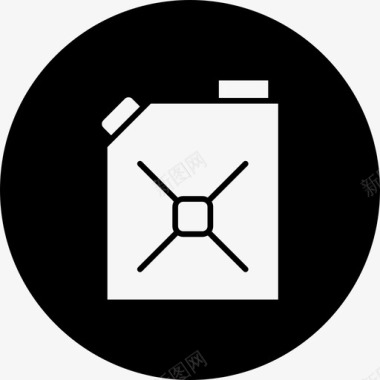 垃圾桶容器汽油罐图标图标