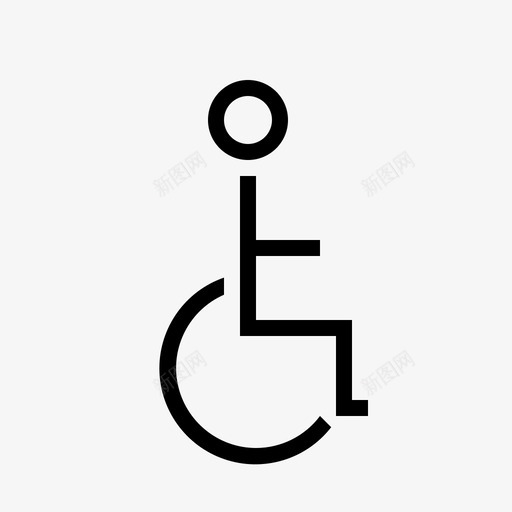轮椅残疾人医院图标svg_新图网 https://ixintu.com 人员 医疗v10概述 医院 患者 残疾人 轮椅