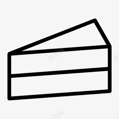 蛋糕面包店芝士蛋糕图标图标