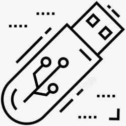 双面经济盘U盘跳转驱动器记忆棒图标高清图片