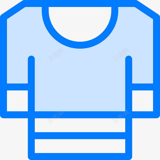 T恤橄榄球3蓝色图标svg_新图网 https://ixintu.com T恤 橄榄球3 蓝色